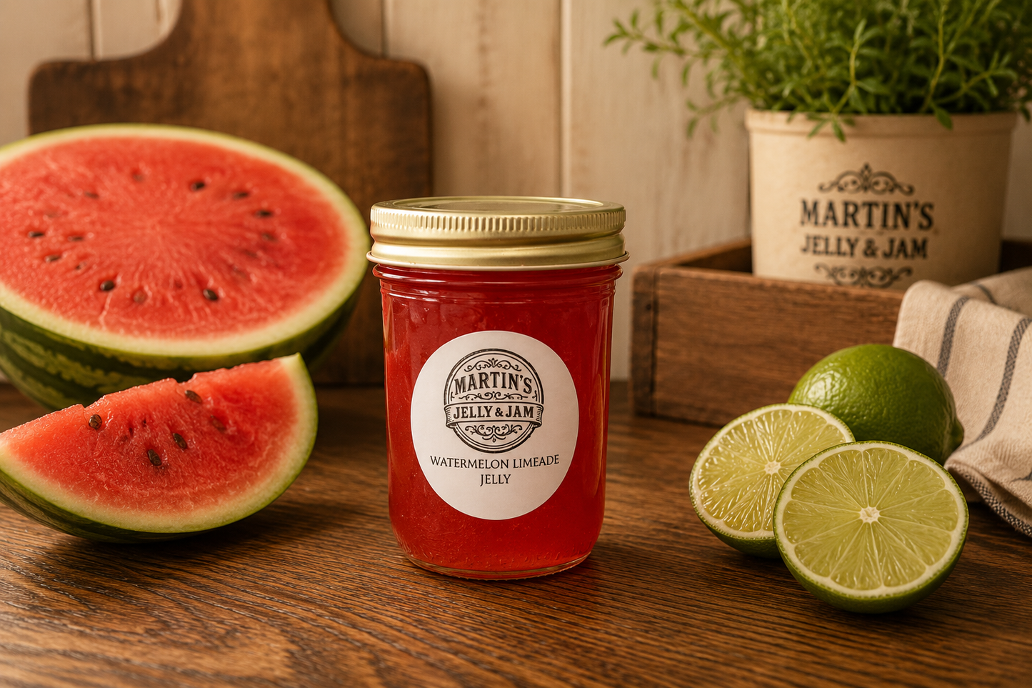 Watermelon Limeade Jelly