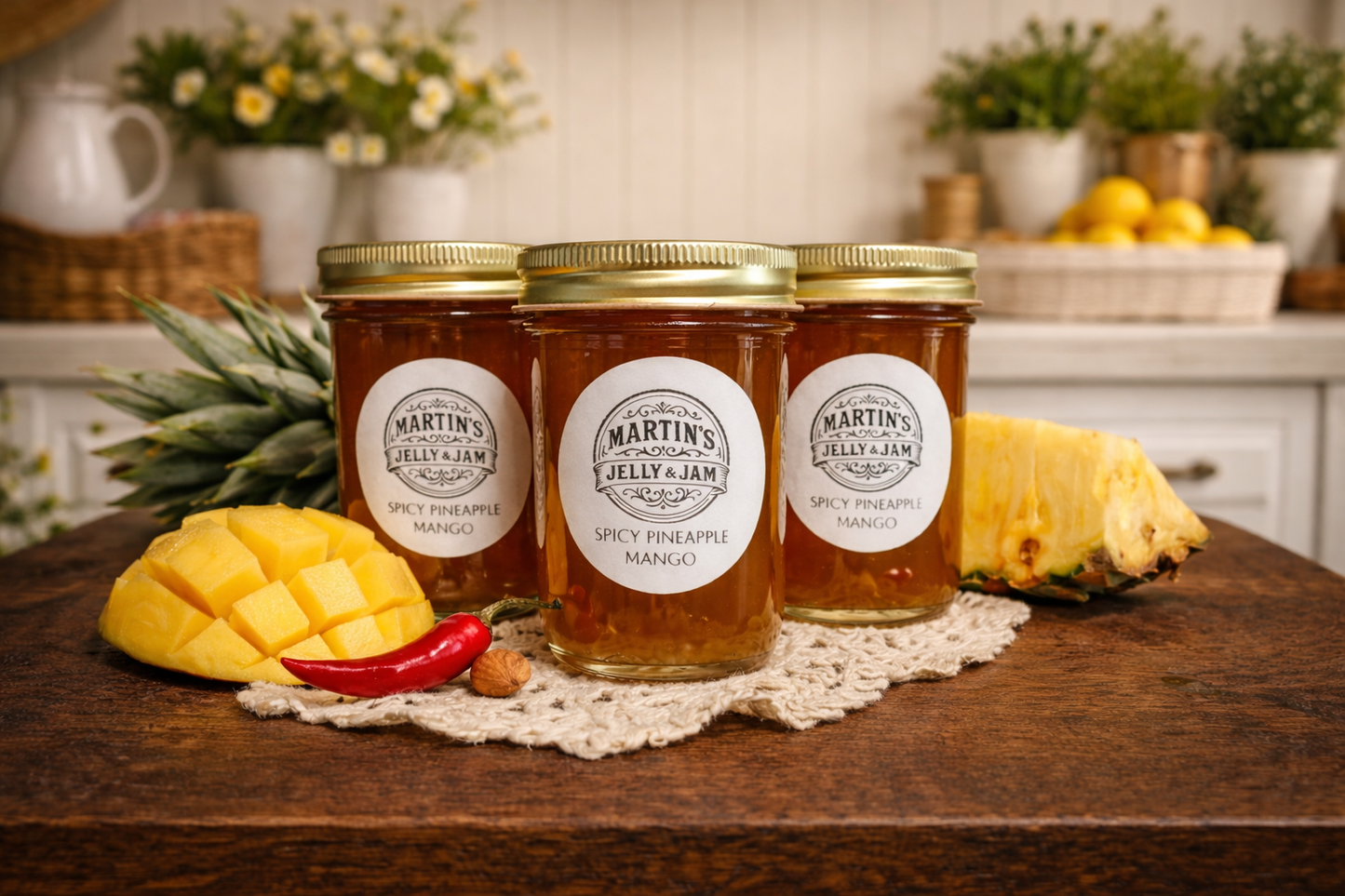 Spicy Pineapple Mango Jelly